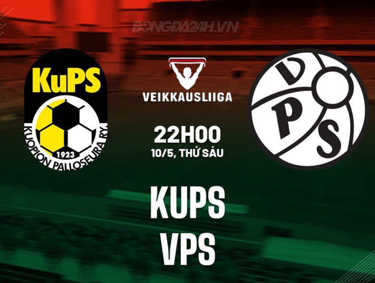 Nhận định bóng đá KuPS vs VPS 22h00 ngày 10/5 (VĐQG Phần Lan 2024)